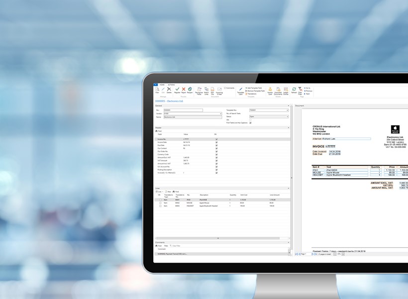 Continia Kreditoren Scanning Workflow