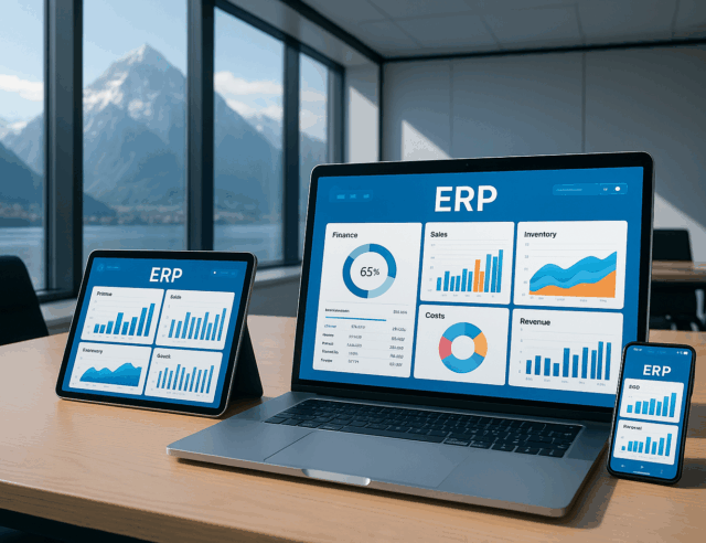 inden Sie die beste ERP Software für Ihr KMU in der Schweiz.
