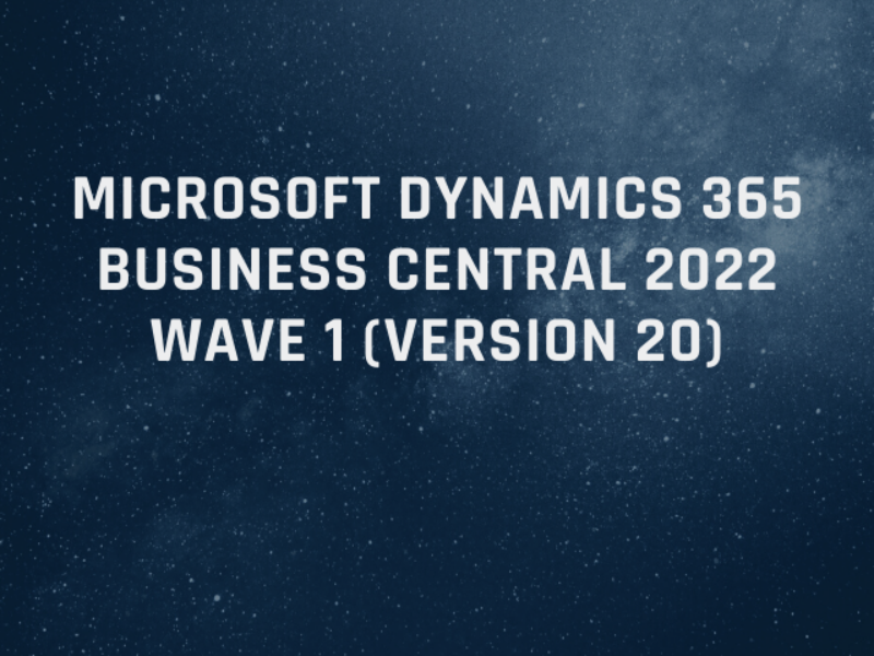 Dynamics 365 Business Central