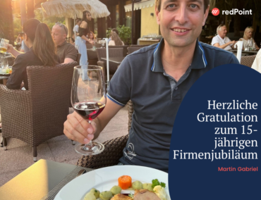 15 Jahre Firmentreue – merci, Martin!