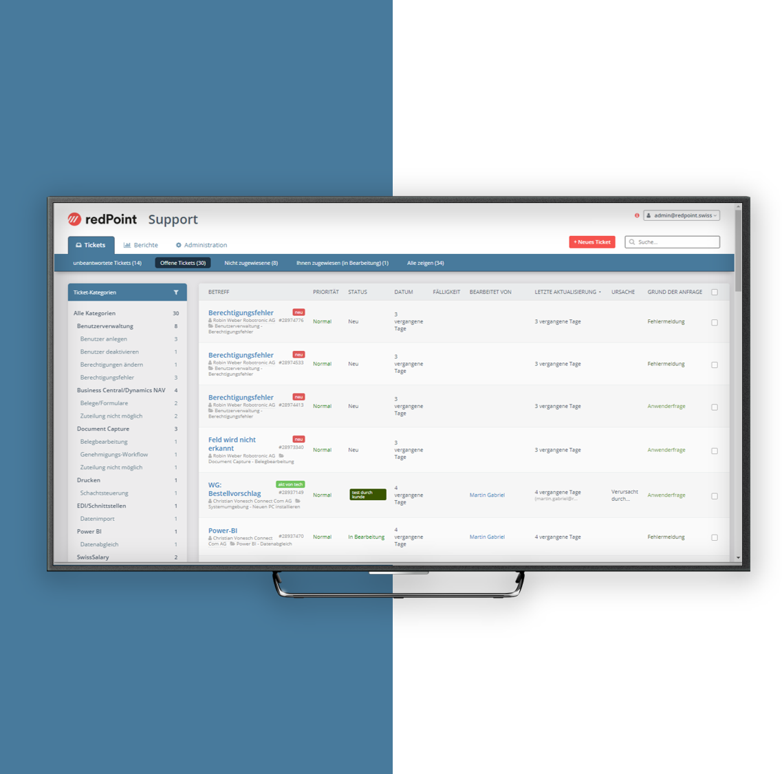 Das neue redPoint SupportPortal redPoint